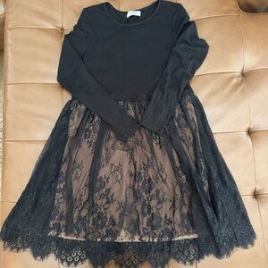 Anthropologie Bailey/44 Black Lace Women’s Dress Small